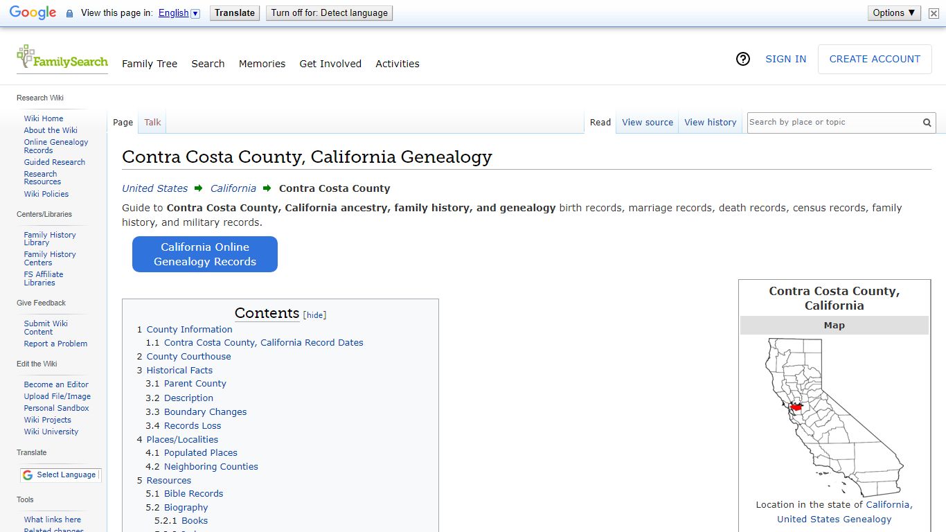 Contra Costa County, California Genealogy • FamilySearch